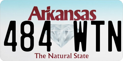 AR license plate 484WTN
