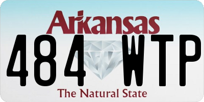 AR license plate 484WTP