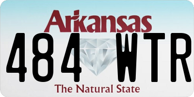 AR license plate 484WTR