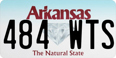 AR license plate 484WTS