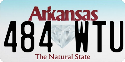 AR license plate 484WTU