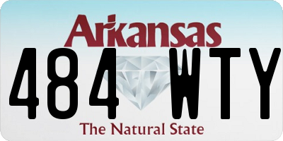 AR license plate 484WTY