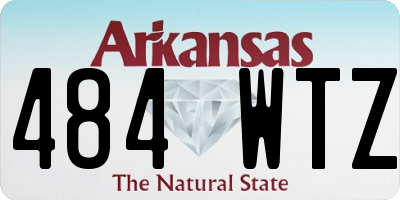 AR license plate 484WTZ
