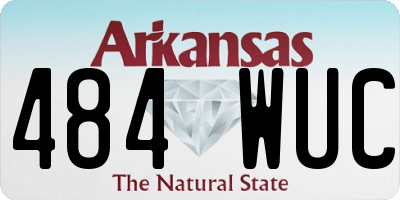 AR license plate 484WUC
