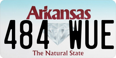 AR license plate 484WUE