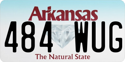 AR license plate 484WUG