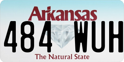 AR license plate 484WUH