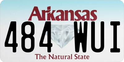 AR license plate 484WUI