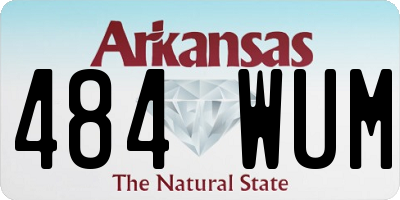 AR license plate 484WUM