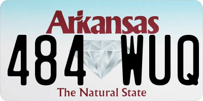 AR license plate 484WUQ