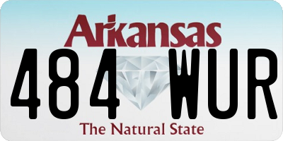 AR license plate 484WUR