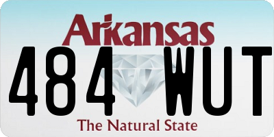 AR license plate 484WUT