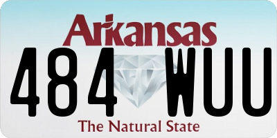 AR license plate 484WUU