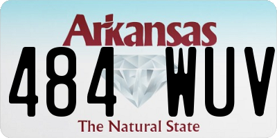 AR license plate 484WUV
