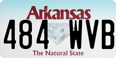 AR license plate 484WVB