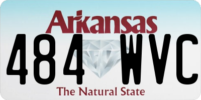AR license plate 484WVC