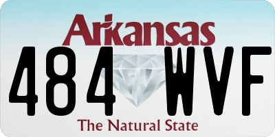 AR license plate 484WVF