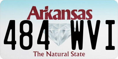 AR license plate 484WVI