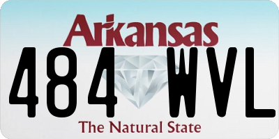 AR license plate 484WVL
