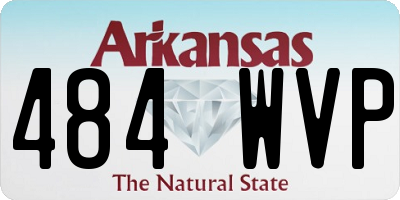 AR license plate 484WVP