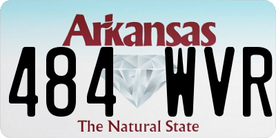 AR license plate 484WVR