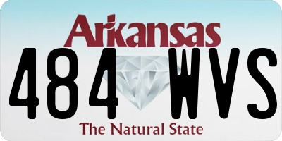 AR license plate 484WVS