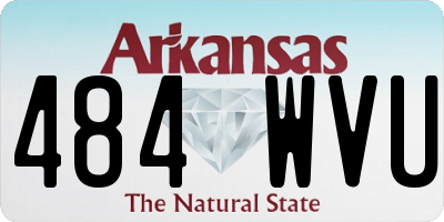 AR license plate 484WVU