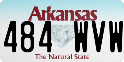 AR license plate 484WVW