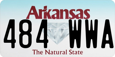 AR license plate 484WWA