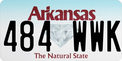 AR license plate 484WWK