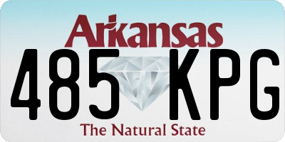 AR license plate 485KPG