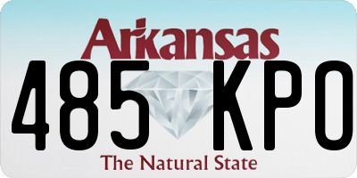 AR license plate 485KPO