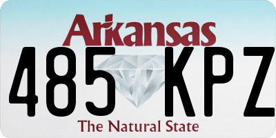 AR license plate 485KPZ