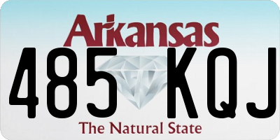 AR license plate 485KQJ