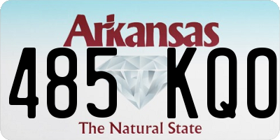 AR license plate 485KQO