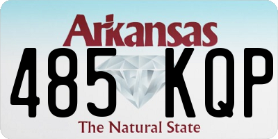 AR license plate 485KQP