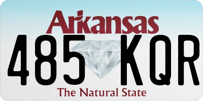 AR license plate 485KQR