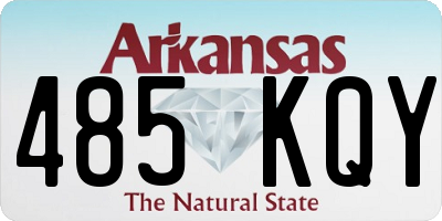 AR license plate 485KQY