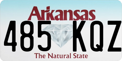 AR license plate 485KQZ