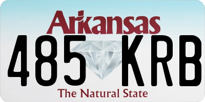 AR license plate 485KRB