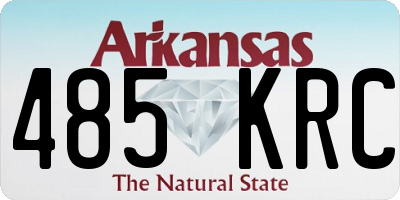 AR license plate 485KRC
