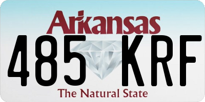 AR license plate 485KRF