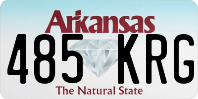 AR license plate 485KRG