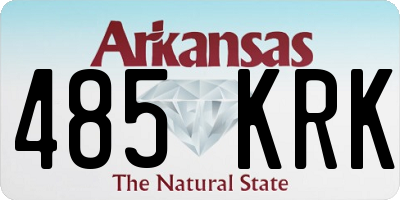 AR license plate 485KRK