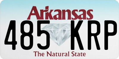 AR license plate 485KRP
