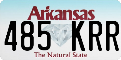 AR license plate 485KRR
