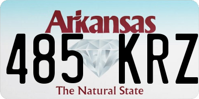 AR license plate 485KRZ