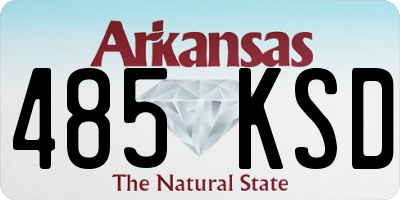 AR license plate 485KSD