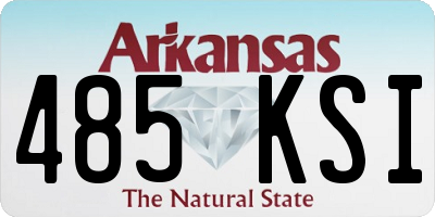 AR license plate 485KSI