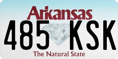 AR license plate 485KSK
